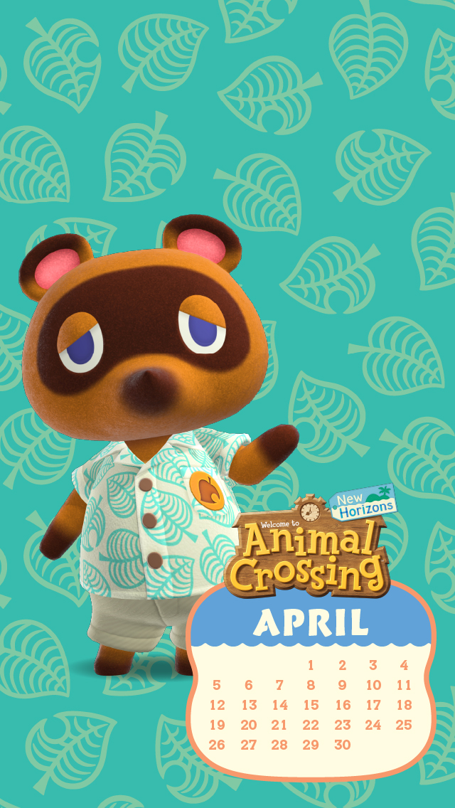 my.nintendo.com/Calendar - April 2020 - Animal Crossing - New Horizons/ACNH_April_2020_Calendar_[640x1136].jpg